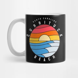 Currituck Beach, NC Stained Glass Sunrise Summertime Mug